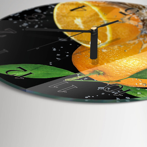 Reloj de pared redondo Naranjas