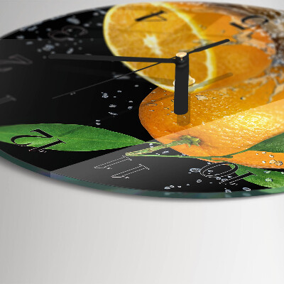 Reloj de pared redondo Naranjas