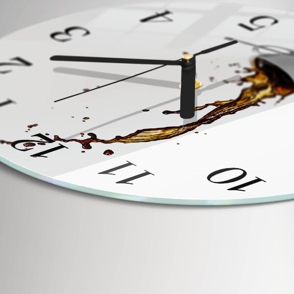 Reloj de pared redondo Café
