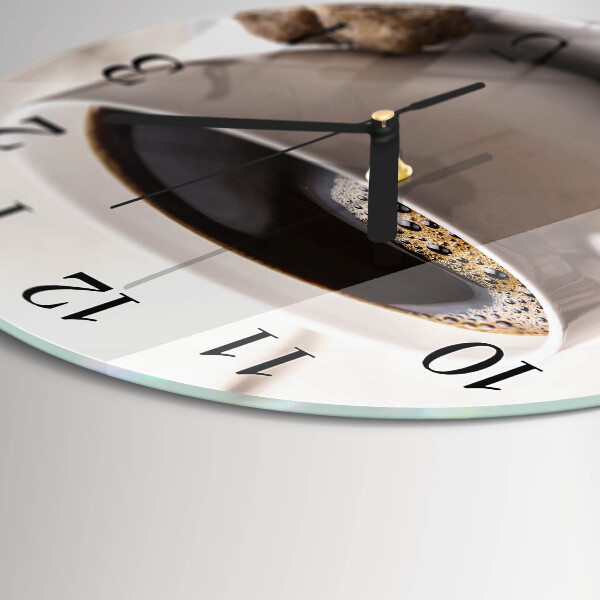 Reloj de pared redondo Café