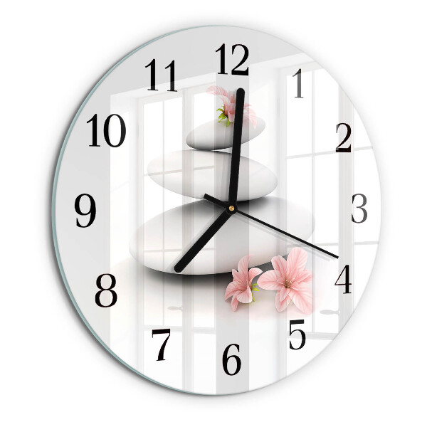 Reloj de pared redondo Piedras