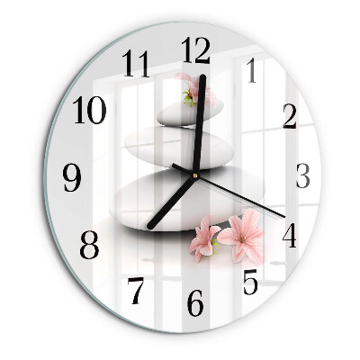 Reloj de pared redondo Piedras