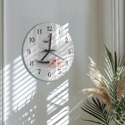 Reloj de pared redondo Piedras