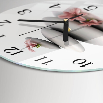Reloj de pared redondo Piedras
