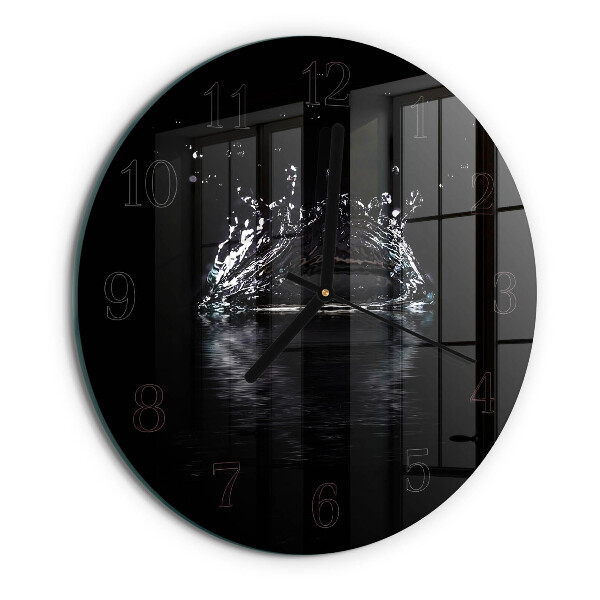 Reloj de pared redondo Agua