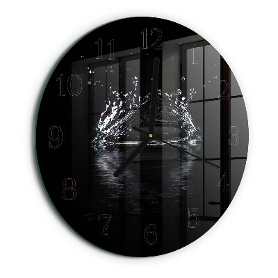 Reloj de pared redondo Agua