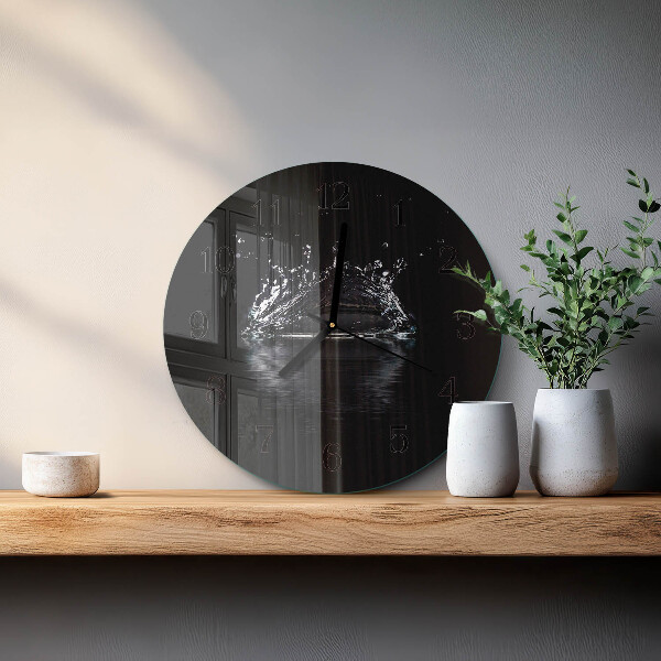 Reloj de pared redondo Agua