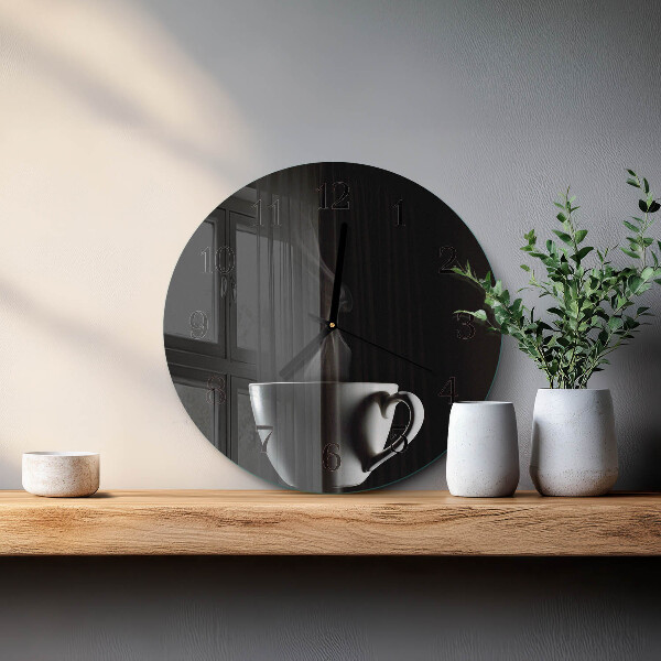 Reloj de pared redondo Taza