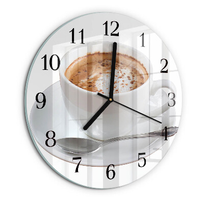 Reloj de pared redondo Café