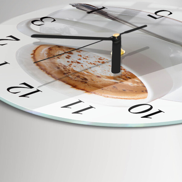 Reloj de pared redondo Café