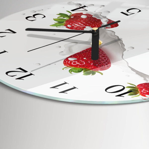 Reloj de pared redondo Fresa