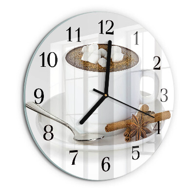 Reloj de pared redondo Chocolate