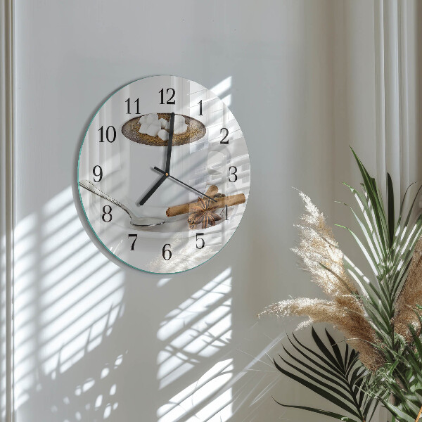 Reloj de pared redondo Chocolate