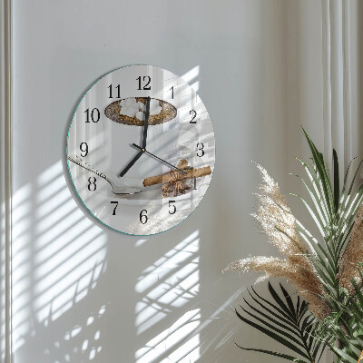 Reloj de pared redondo Chocolate