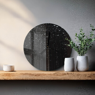 Reloj de pared redondo Gotas