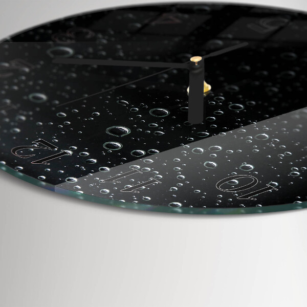 Reloj de pared redondo Gotas