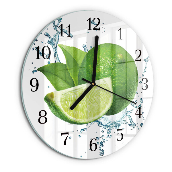 Reloj de pared redondo Carbonato de calcio