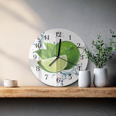Reloj de pared redondo Carbonato de calcio