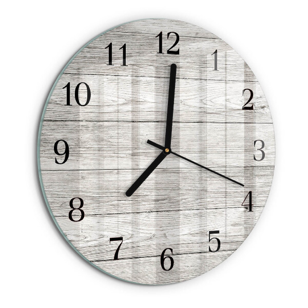 Reloj de pared redondo Tableros grises
