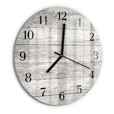Reloj de pared redondo Tableros grises