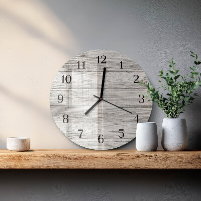 Reloj de pared redondo Tableros grises