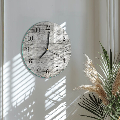 Reloj de pared redondo Tableros grises