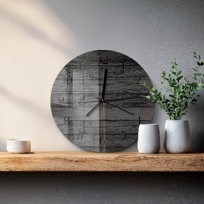 Reloj de pared redondo Madera