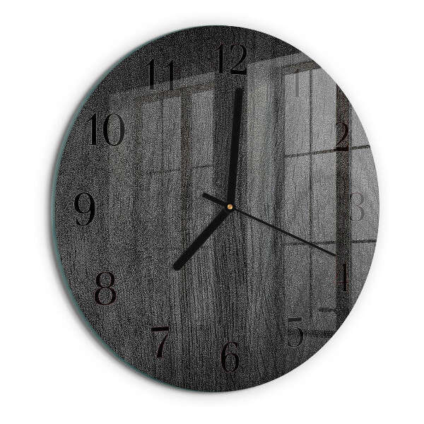 Reloj de pared redondo Madera
