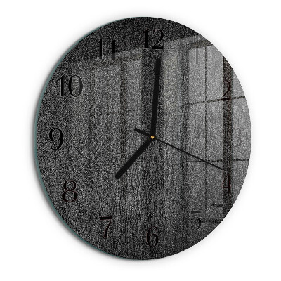 Reloj de pared redondo Madera