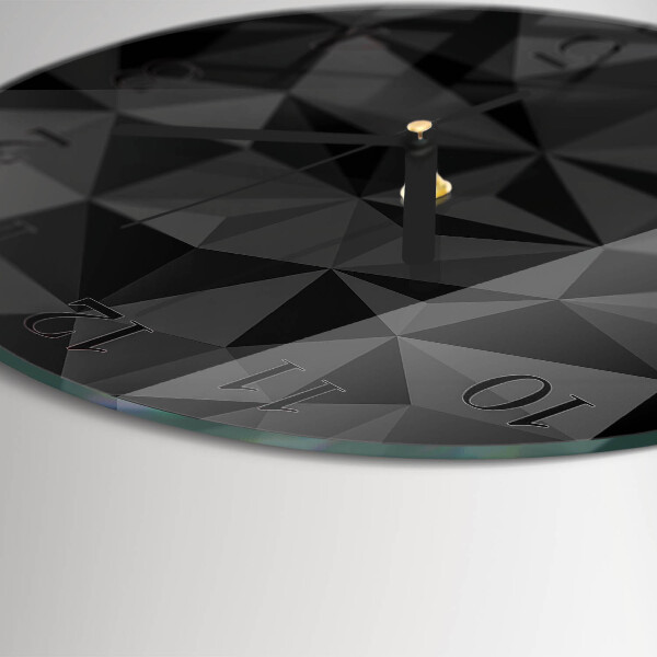 Reloj de pared redondo Patrón 3D