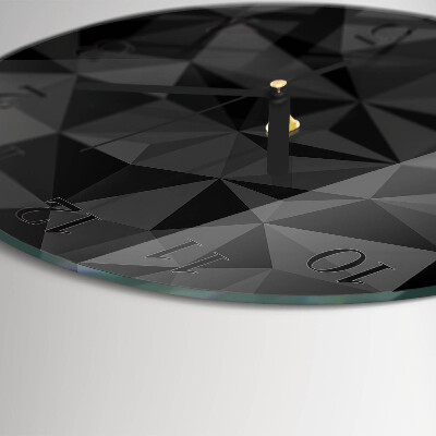Reloj de pared redondo Patrón 3D
