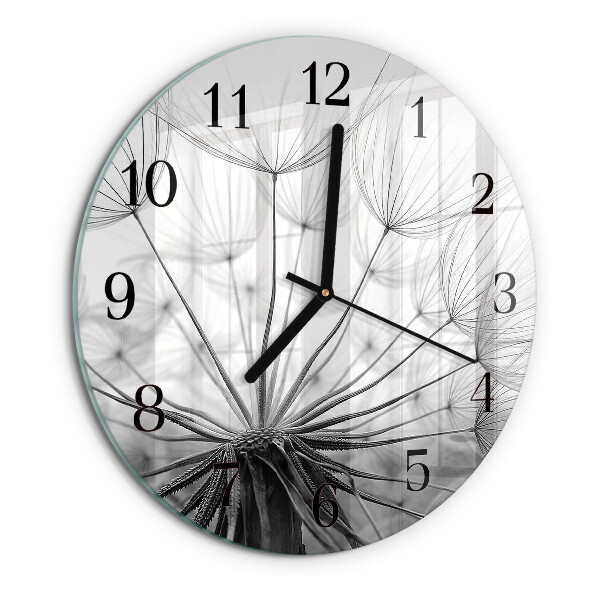 Reloj de pared redondo Diente de león