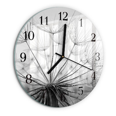 Reloj de pared redondo Diente de león
