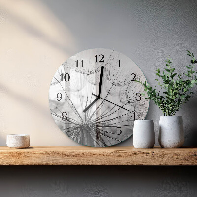 Reloj de pared redondo Diente de león