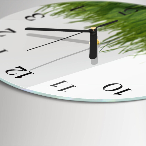 Reloj de pared redondo Césped
