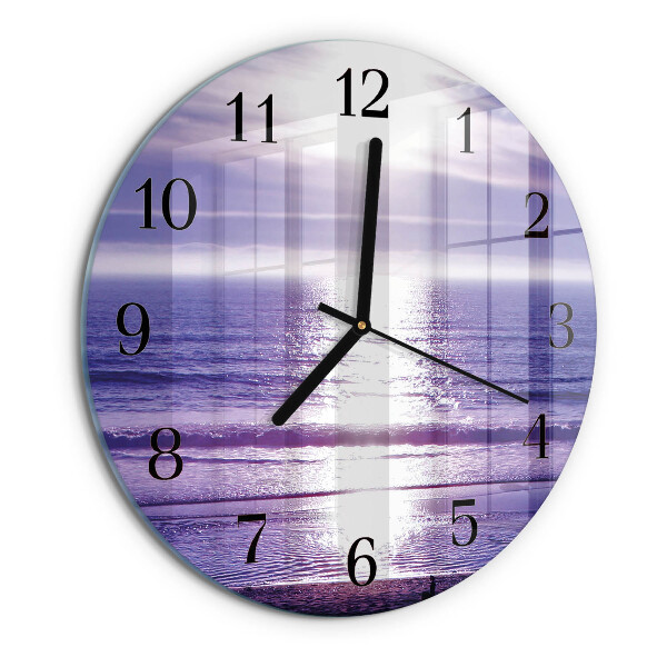 Reloj de pared redondo Mar