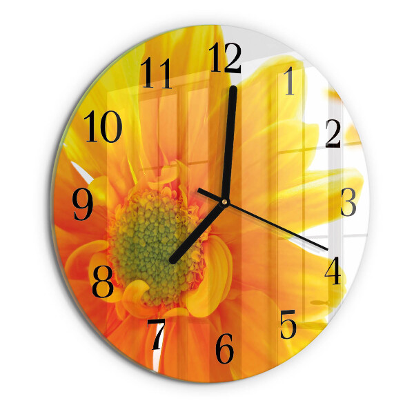 Reloj de pared redondo Flor