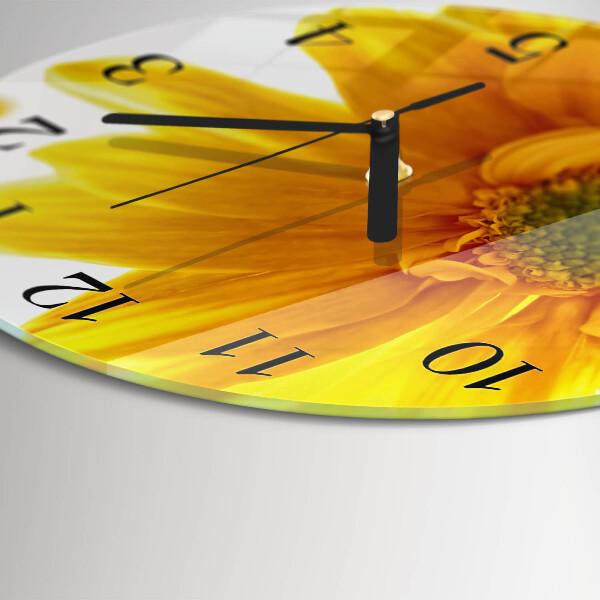 Reloj de pared redondo Flor