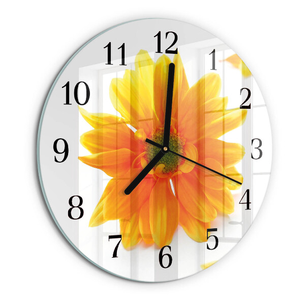 Reloj de pared redondo Flor