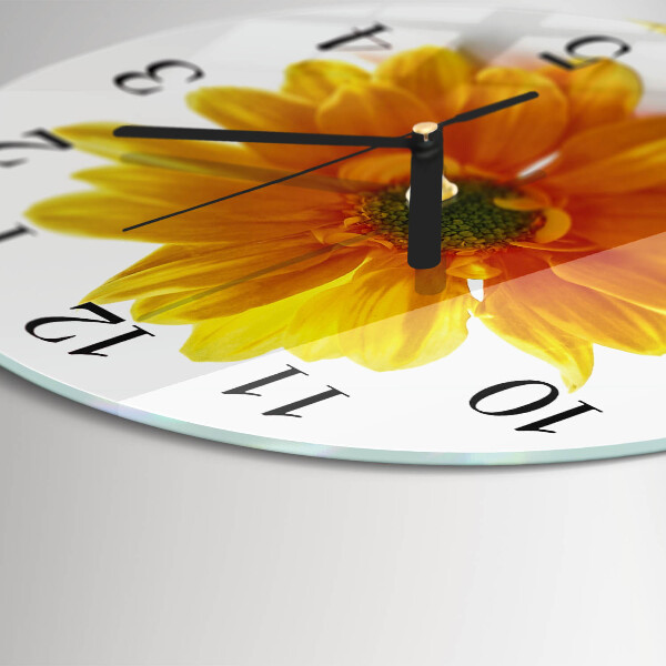 Reloj de pared redondo Flor