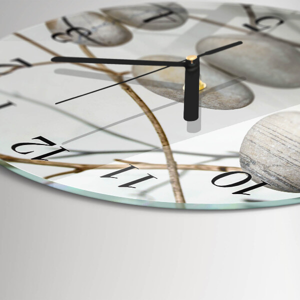 Reloj de pared redondo Piedras