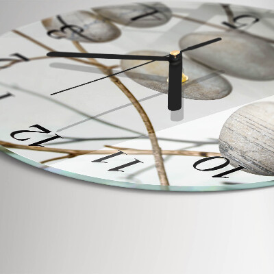 Reloj de pared redondo Piedras