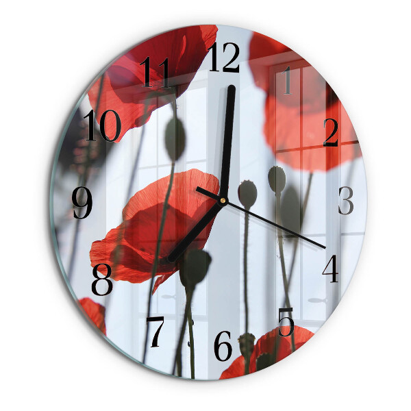 Reloj de pared redondo Amapola