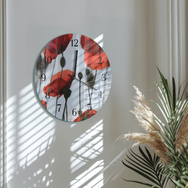 Reloj de pared redondo Amapola