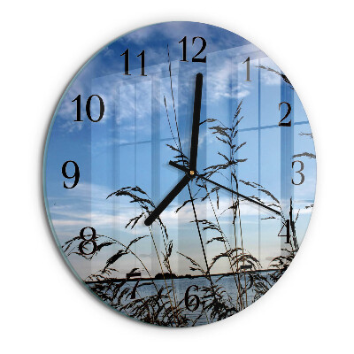 Reloj de pared redondo Césped