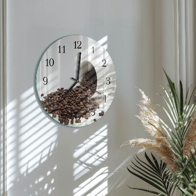 Reloj de pared redondo Taza de café