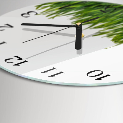 Reloj de pared redondo Césped