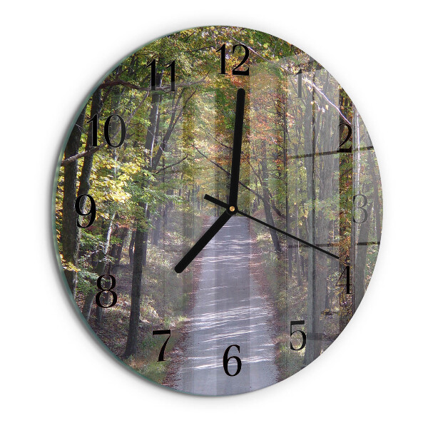 Reloj de pared redondo Sendero forestal