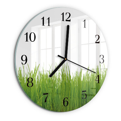 Reloj de pared redondo Arte floral
