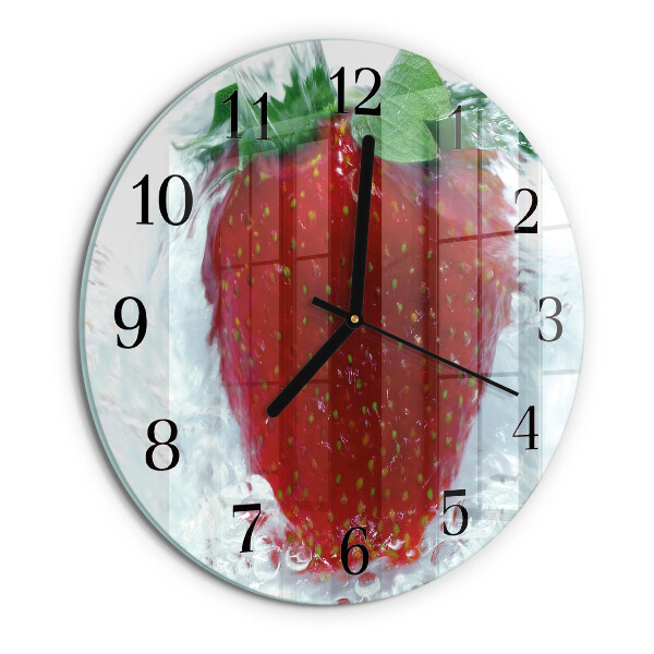 Reloj de pared redondo Fresa